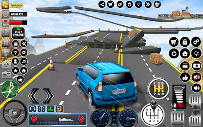 Mountain Climb Drive Car Game screenshot