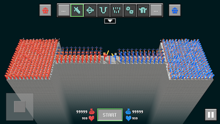 Blocky Ragdoll Battle screenshot
