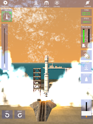 Space Rocket Exploration Image