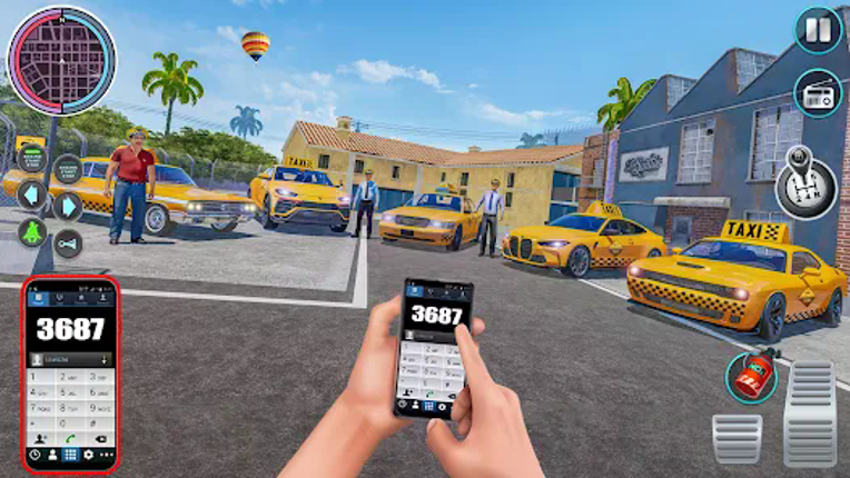 Taxi Simulator Pro Racing Game screenshot