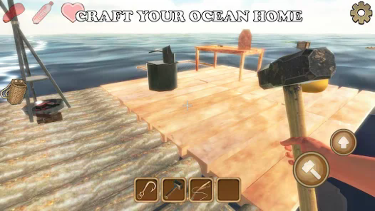 Survival on Raft: Ocean Image