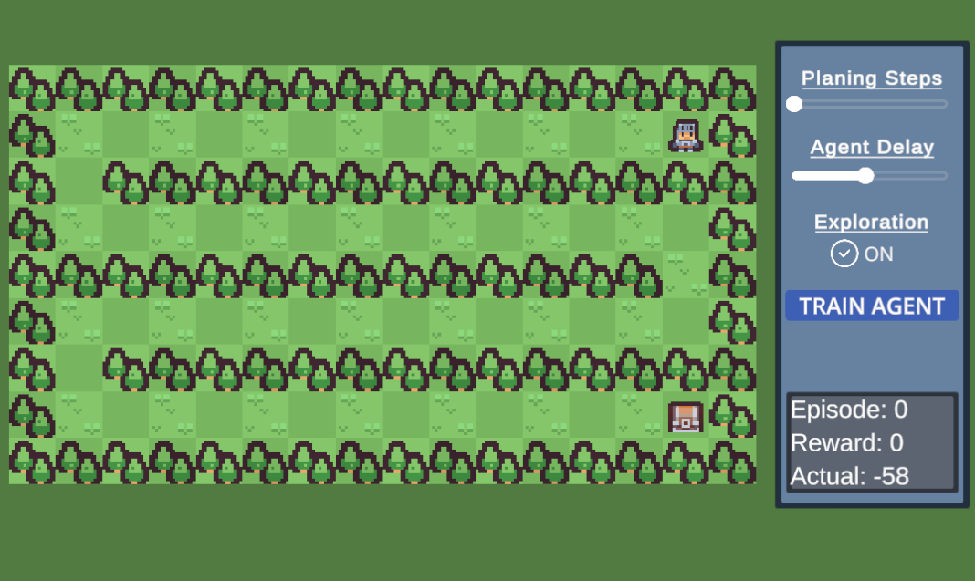 Games like Dyna-Q: Agents that can plan