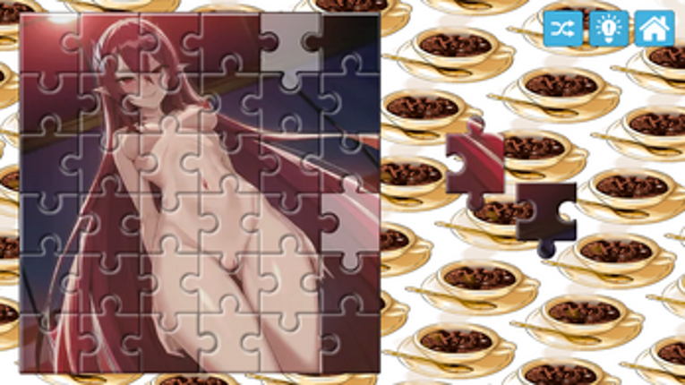 Hentai Jigsaw Puzzle AI: Vampire Girl Image