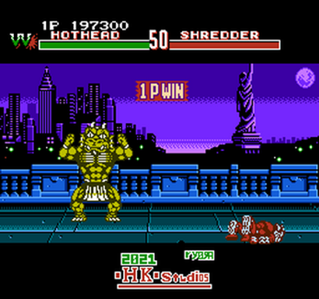 TMNT: Tournament Fighters (NES) (Roster Hack) screenshot