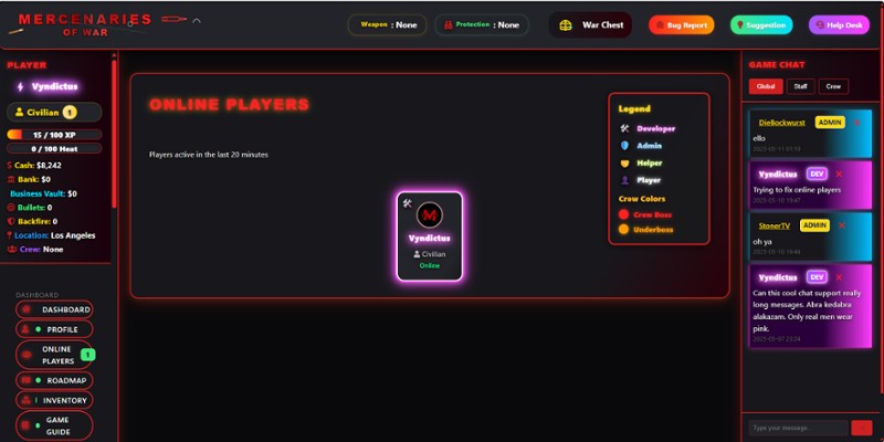 Mercenaries of War screenshot