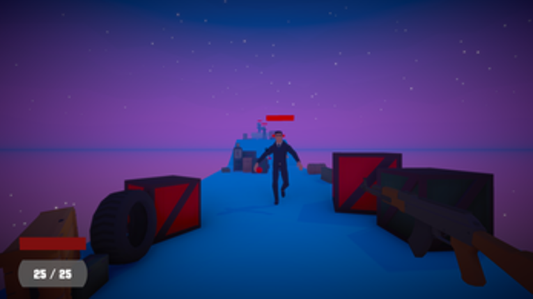 Montes 2D Spiel, aber in First Person screenshot