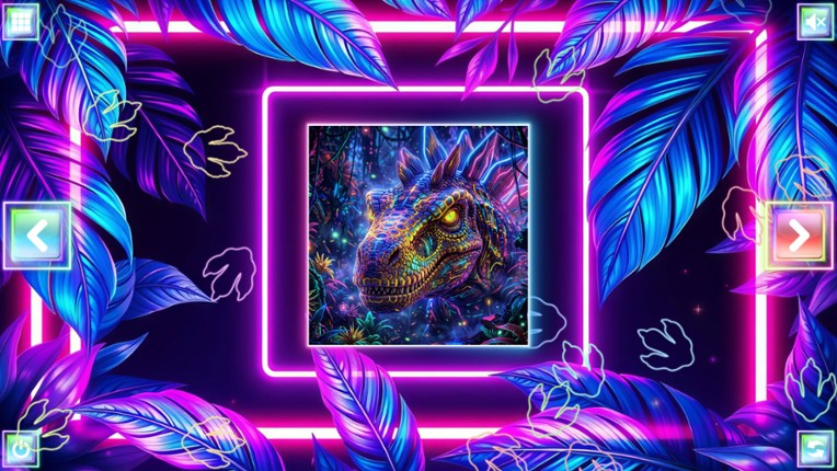 Neon Fantasy: Dinosaurs screenshot