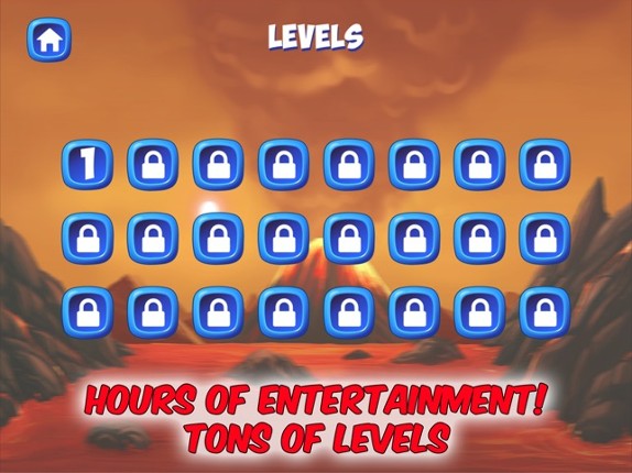 Panda Volcano Escape screenshot