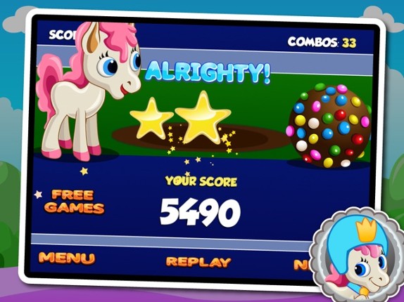 Pony Princess Jump Flyer - My Flappy Unicorn Ride in Little Rainbow Disco Kingdom screenshot