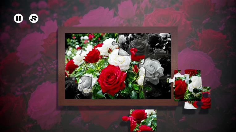Puzzles Flowers Image