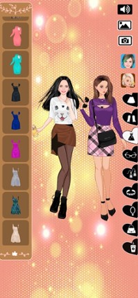 Autumn fashion dress up game screenshot