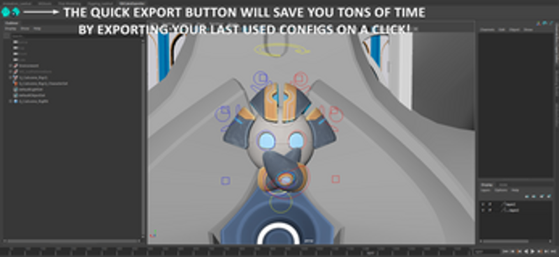 BitCake Exporter - a Game Animation plugin for Maya screenshot