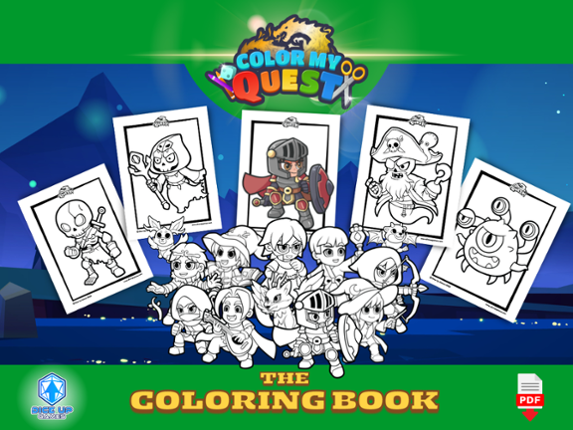 Color My Quest: The Coloring Book Image