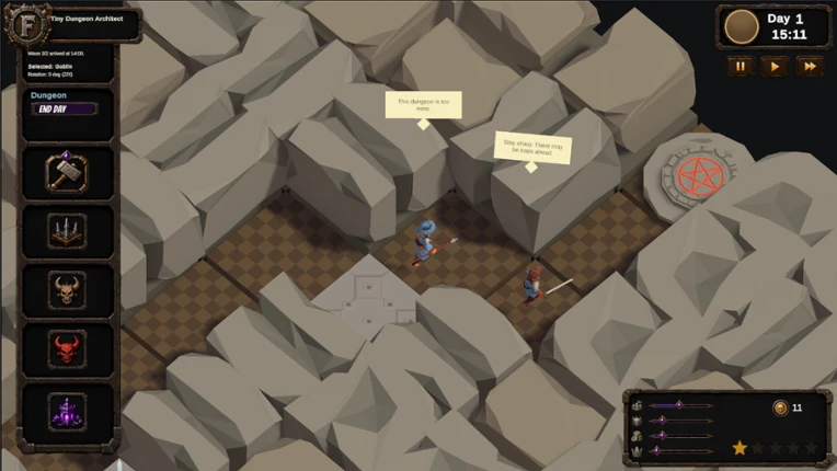 Fame & Fear: Dungeon Architect Image