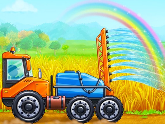 Farm Land And Harvest Image