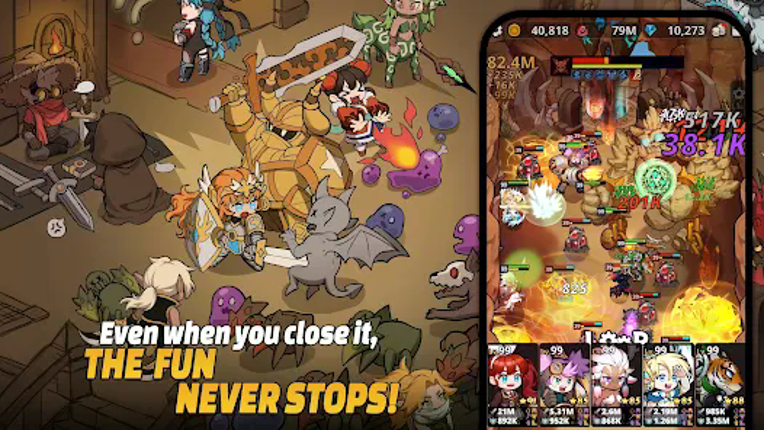 Loop Dungeon: Idle RPG screenshot