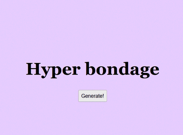 Cyber Lewdness Generator screenshot
