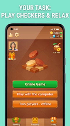 Checkers Online screenshot