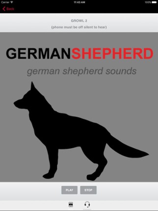 German Shepherd Sounds &amp; Dog Barking Sounds screenshot