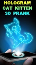 Hologram Cat Kitten 3D Prank Image