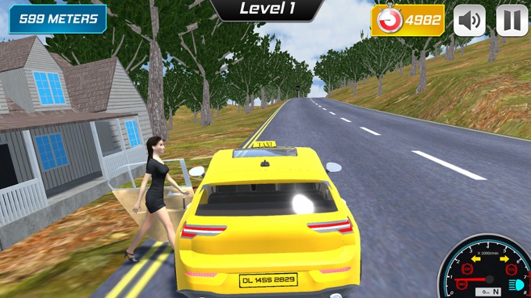 Mountain Taxi Challenge screenshot