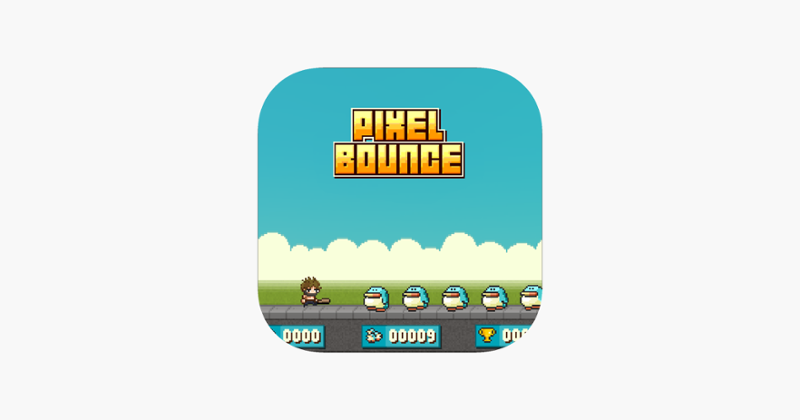 Pixel Bounce heroes Sword Survival Free Game Image