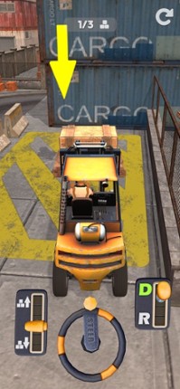 Real Forklift 3D Image