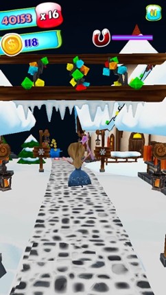 Running Princess Frozen Snow - New Fun Run Ice Adventure Game For Girly Girls FREE Image