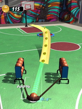 Slingshot Basketball! screenshot