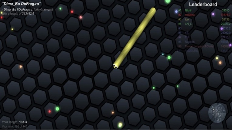 Slither Editor - Unlocked Skin and Mod Game Slither.io screenshot