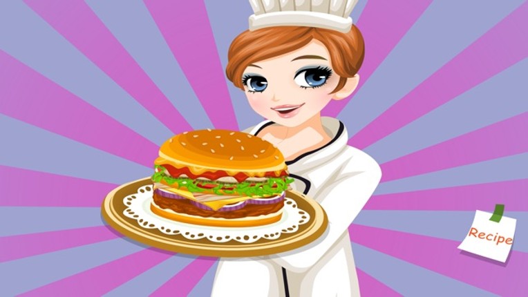 Tessa’s Hamburger – learn how to bake your hamburger in this cooking game for kids screenshot
