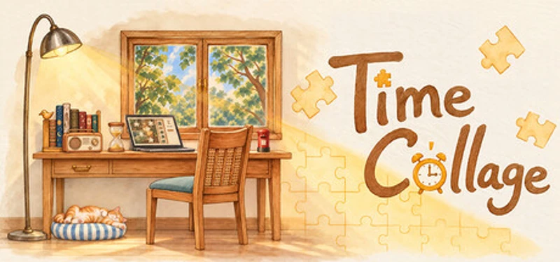 Time Collage: Focus Puzzle Image