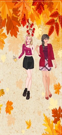 Autumn fashion dress up game screenshot