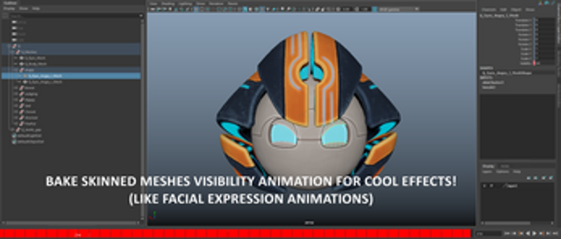 BitCake Exporter - a Game Animation plugin for Maya screenshot