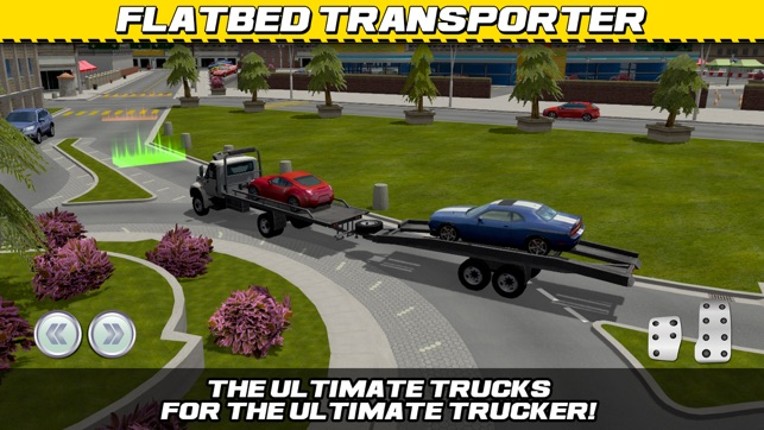 Car Transport Truck Parking Simulator - Real Show-Room Driving Test Sim Racing Games screenshot