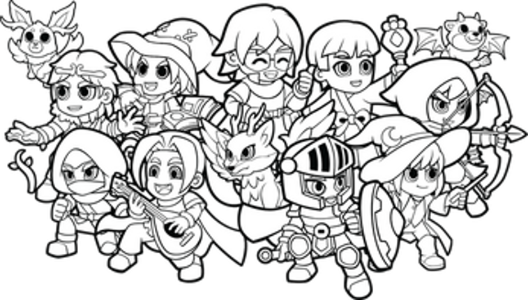 Color My Quest: The Coloring Book Image