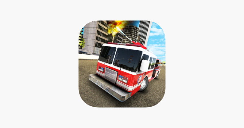 Fire Engine City Rescue Game Cover