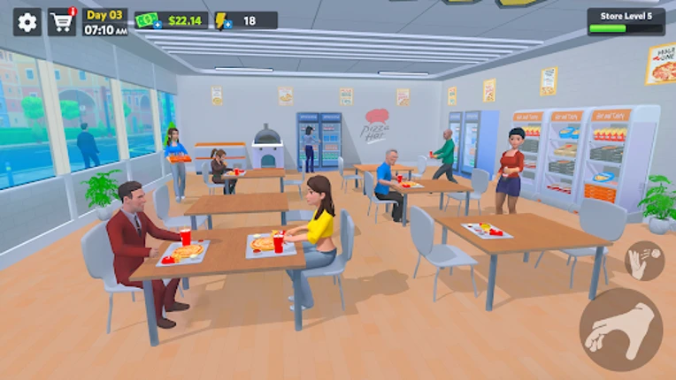 Pizza Shop Simulator 3D Image