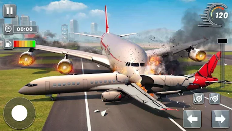 Airplane Crash : Plane Flight Image