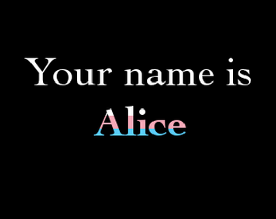 Your name is Alice Image