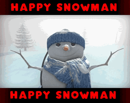 Happy Snowman Image