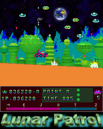 Lunar Patrol screenshot