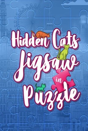 Hidden Cats in Jigsaw Puzzle Image