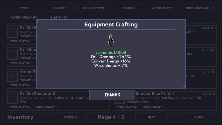 Little Asteroid Miner screenshot