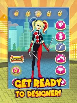 Super Hero Girls Dress Up screenshot