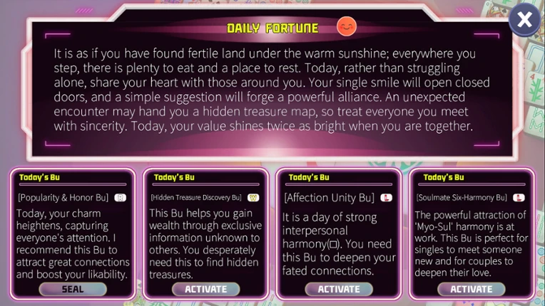 Talisman Maker - Mahjong Oracle screenshot