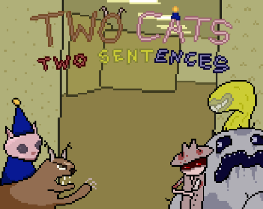 Two Cats, Two Sentences Image