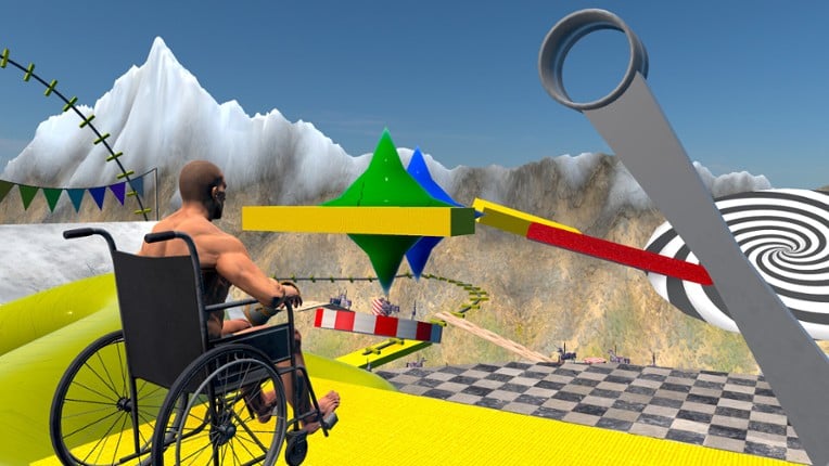 a Difficult game about Wheelchair screenshot