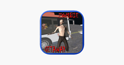 Bus driving getaway on Zombie highway apocalypse Image