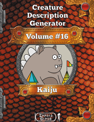 Creature Description Generator Volume #16 - Kaiju Game Cover